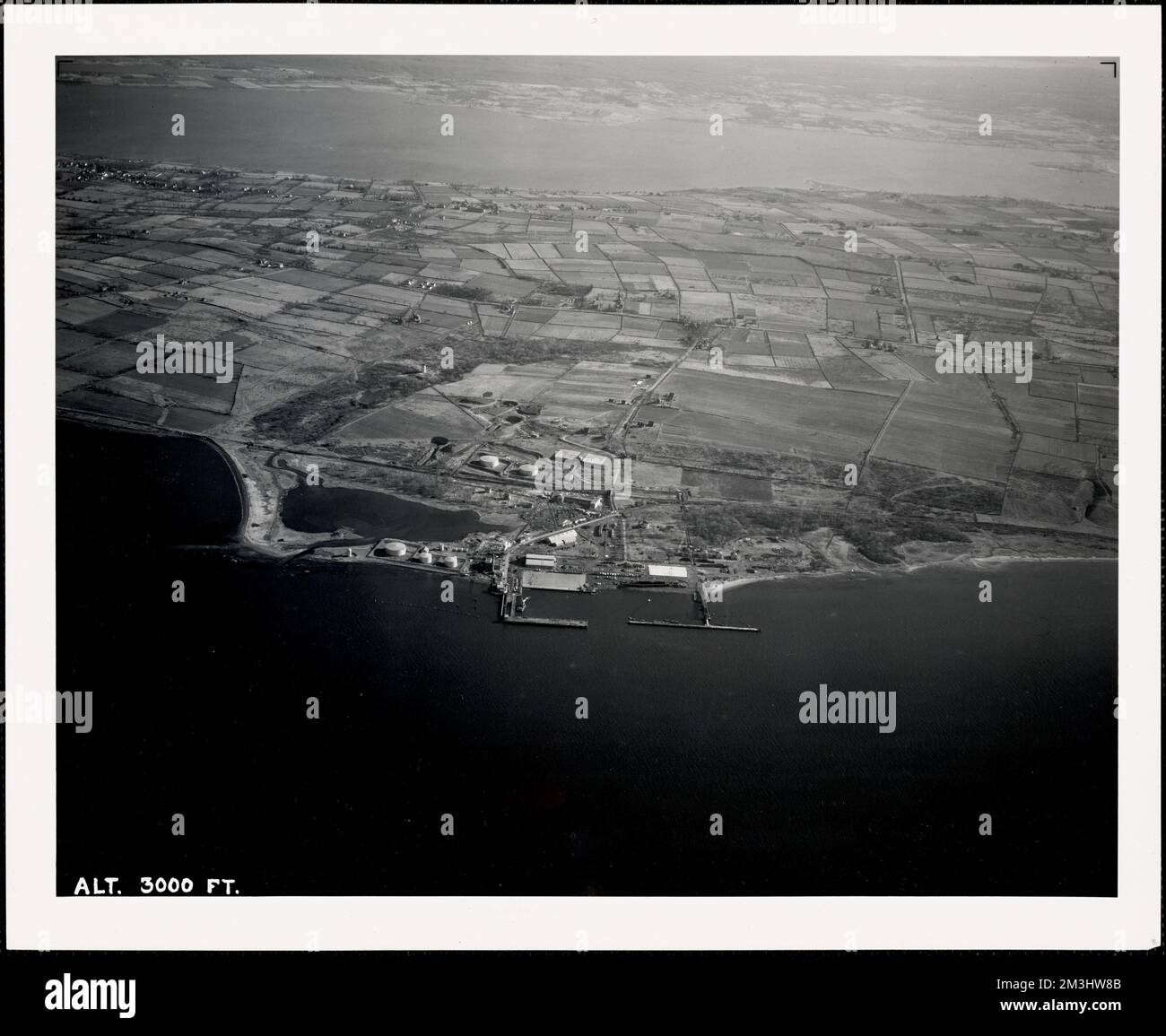 Naval Fuel Depot, Melville, RIview from west 3000 ft , Military depots