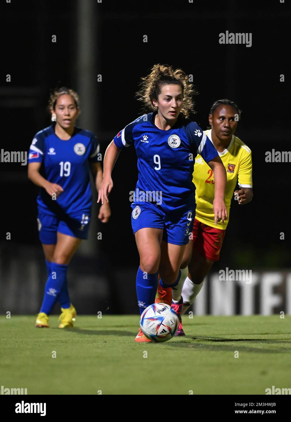 Sydney, Australia. 15th Dec, 2022. Isabella Victoria Flanigan of the Philippine women's soccer team seen during the Philippines vs Papua New Guinea friendly match game held at the Western Sydney Wanderers Football Park. (Final score Philippines 9:0 Papua New Guinea). Credit: SOPA Images Limited/Alamy Live News Stock Photo