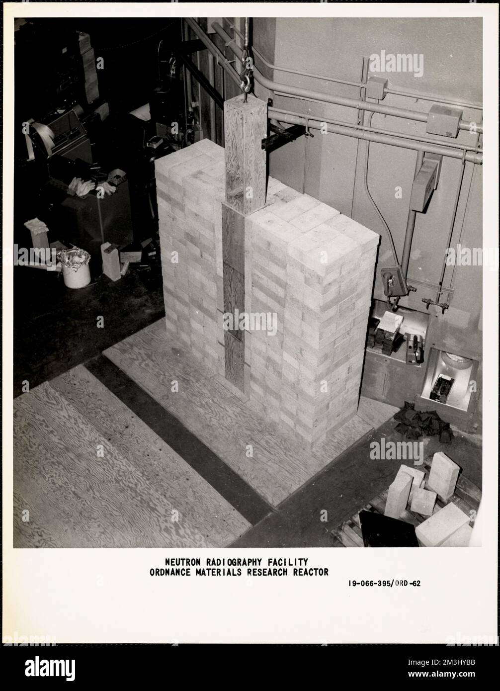 Neutron Radiography Facility, Ordnance Materials Research Reactor , Armories, Ordnance industry, Laboratories, Radiography, Watertown Arsenal Mass..  Records of U.S. Army Operational Stock Photo