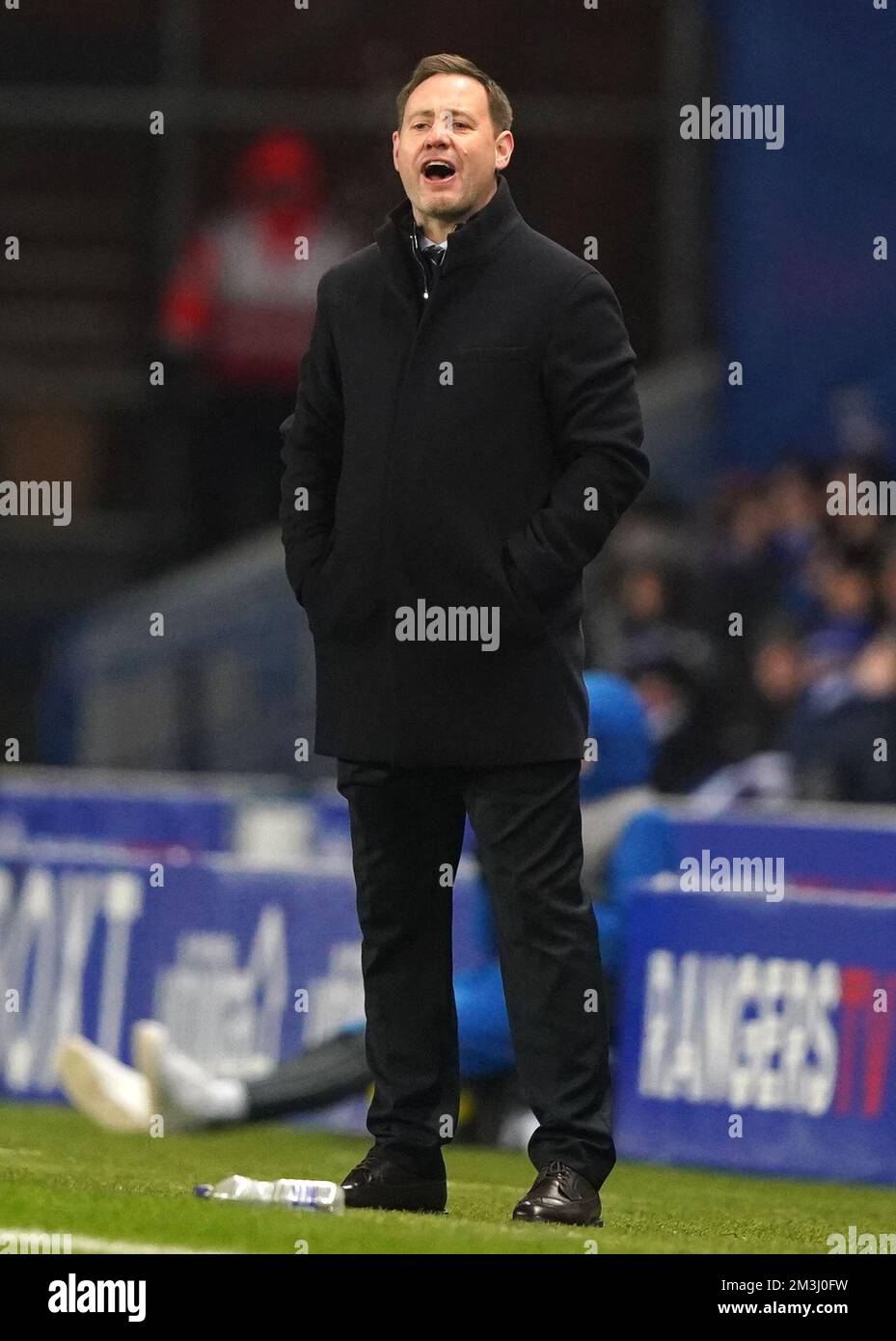 Rangers manager Michael Beale during the cinch Premiership match at the ...