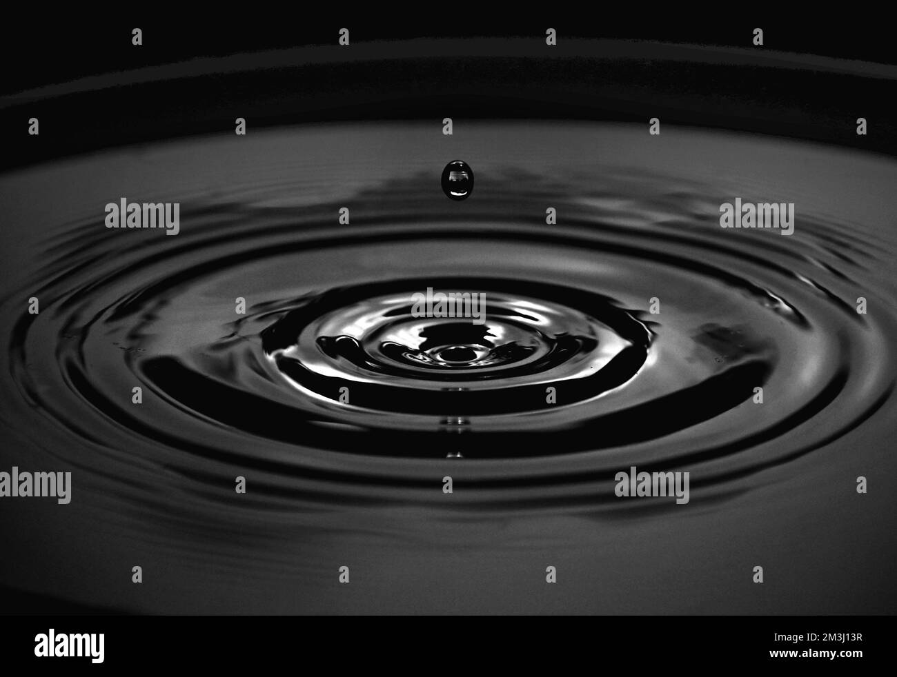 Clear water ripples texture Black and White Stock Photos & Images - Alamy