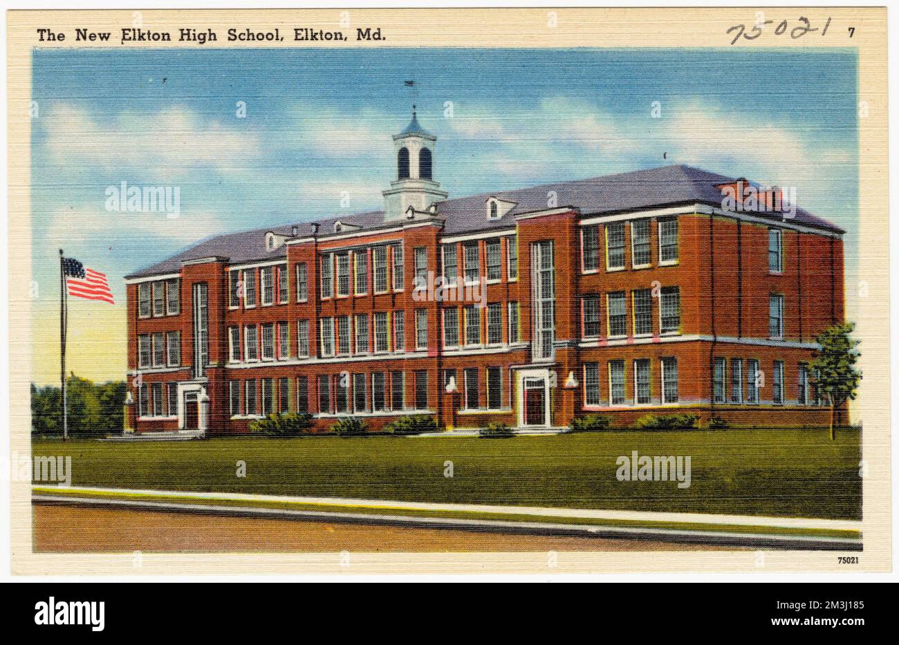 The new Elkton High School, Elkton, Md. , Schools, Tichnor Brothers