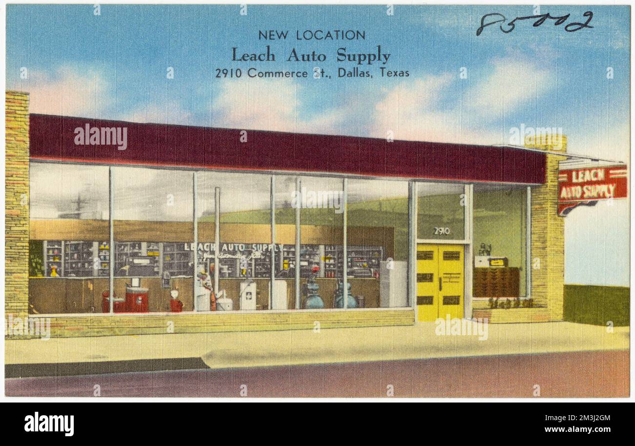 New location, Leach Auto Supply, 2910 Commerce St., Dallas, Texas