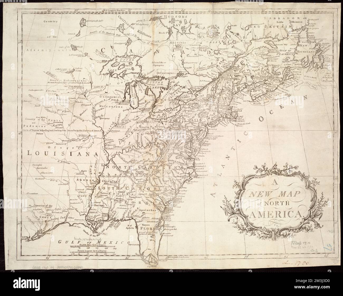 A new map of North America