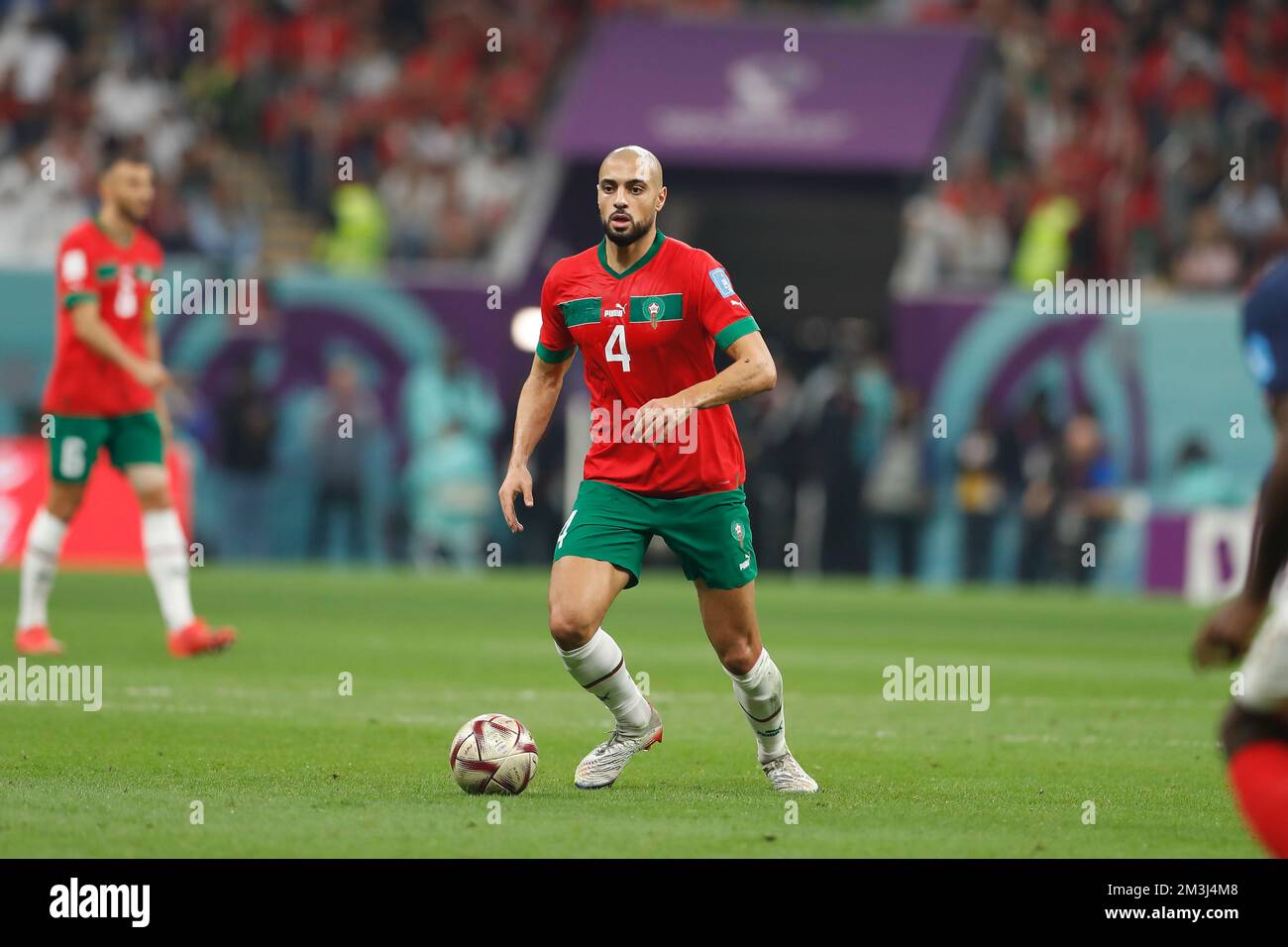 Al Khor, Qatar. 14th Dec, 2022. Sofyan Amrabat (MAR) Football/Soccer