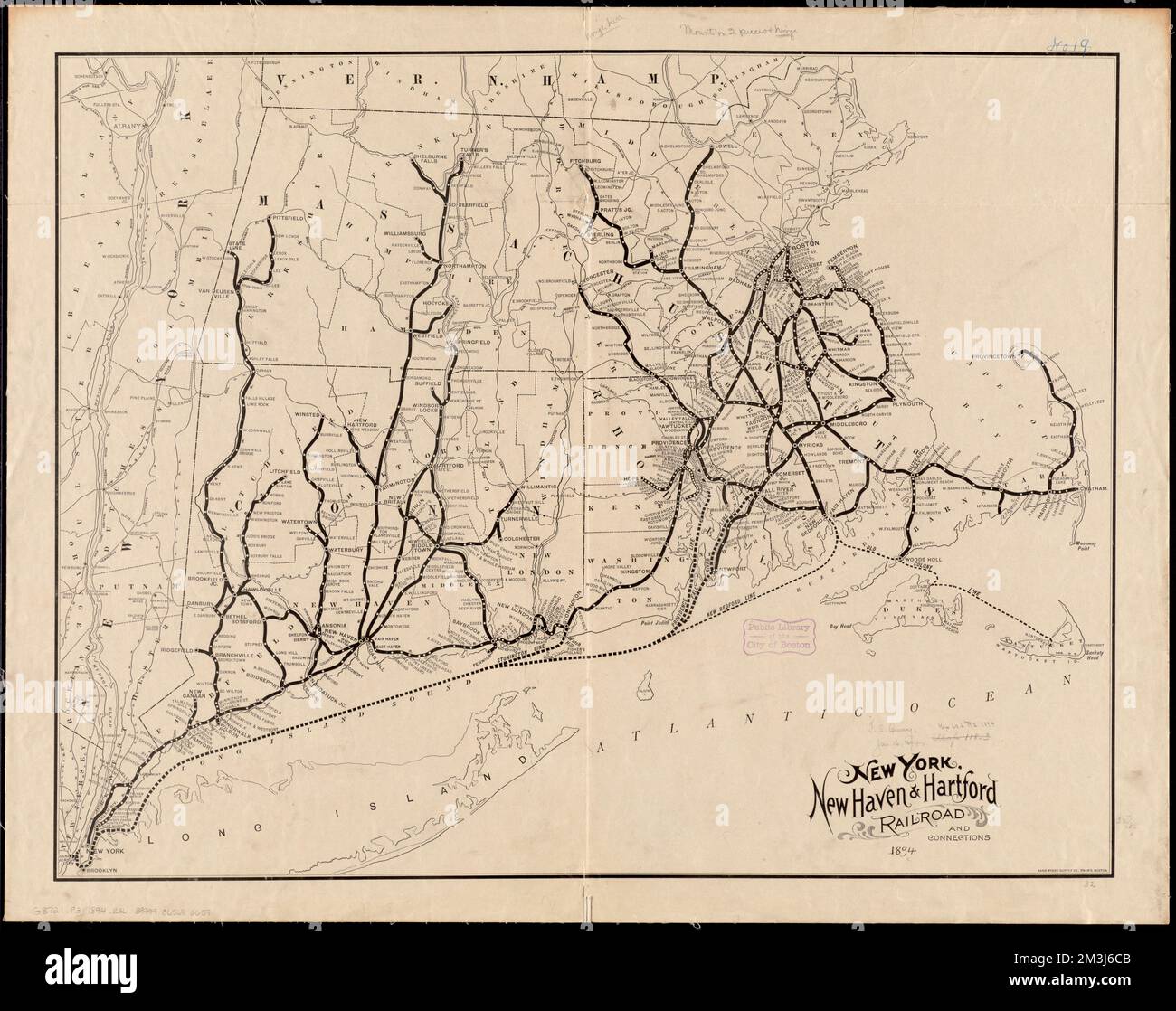 The New York, New Haven & Hartford Railroad and connections , New York