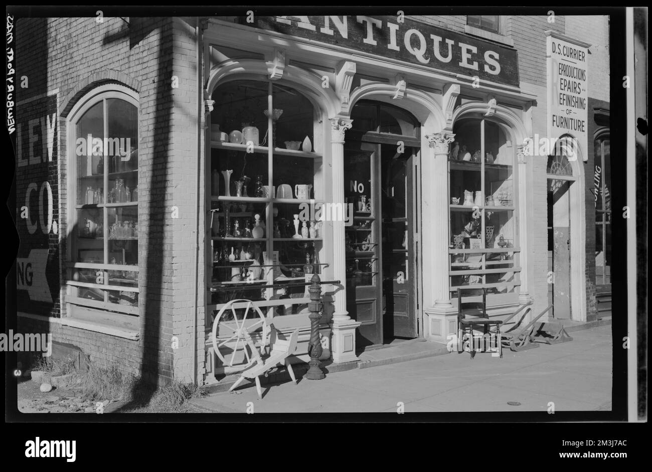 Newburyport, Mass. , Antique stores. Samuel Chamberlain Photograph