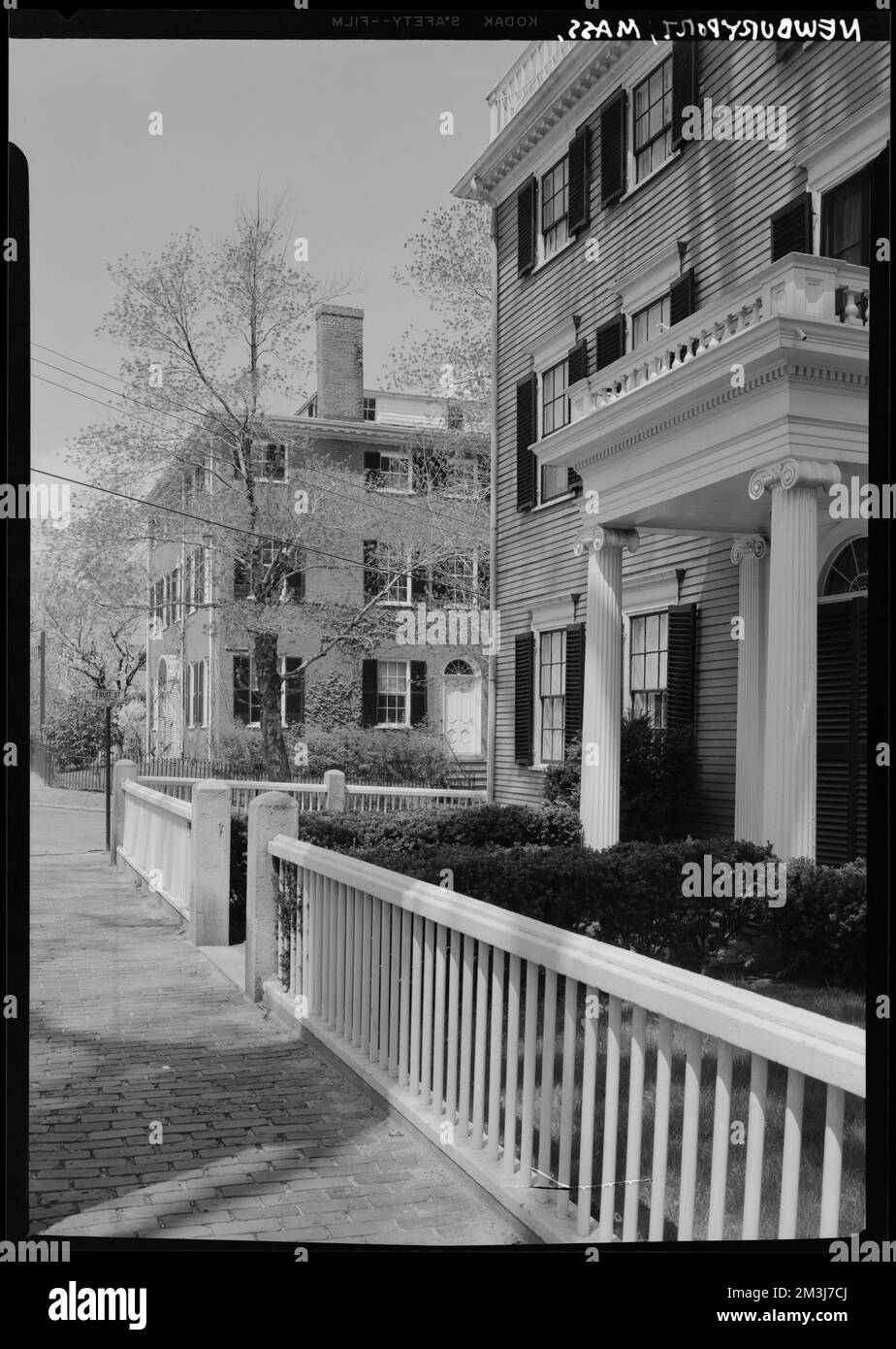 Newburyport, High Street , Architecture, Dwellings, Fences. Samuel