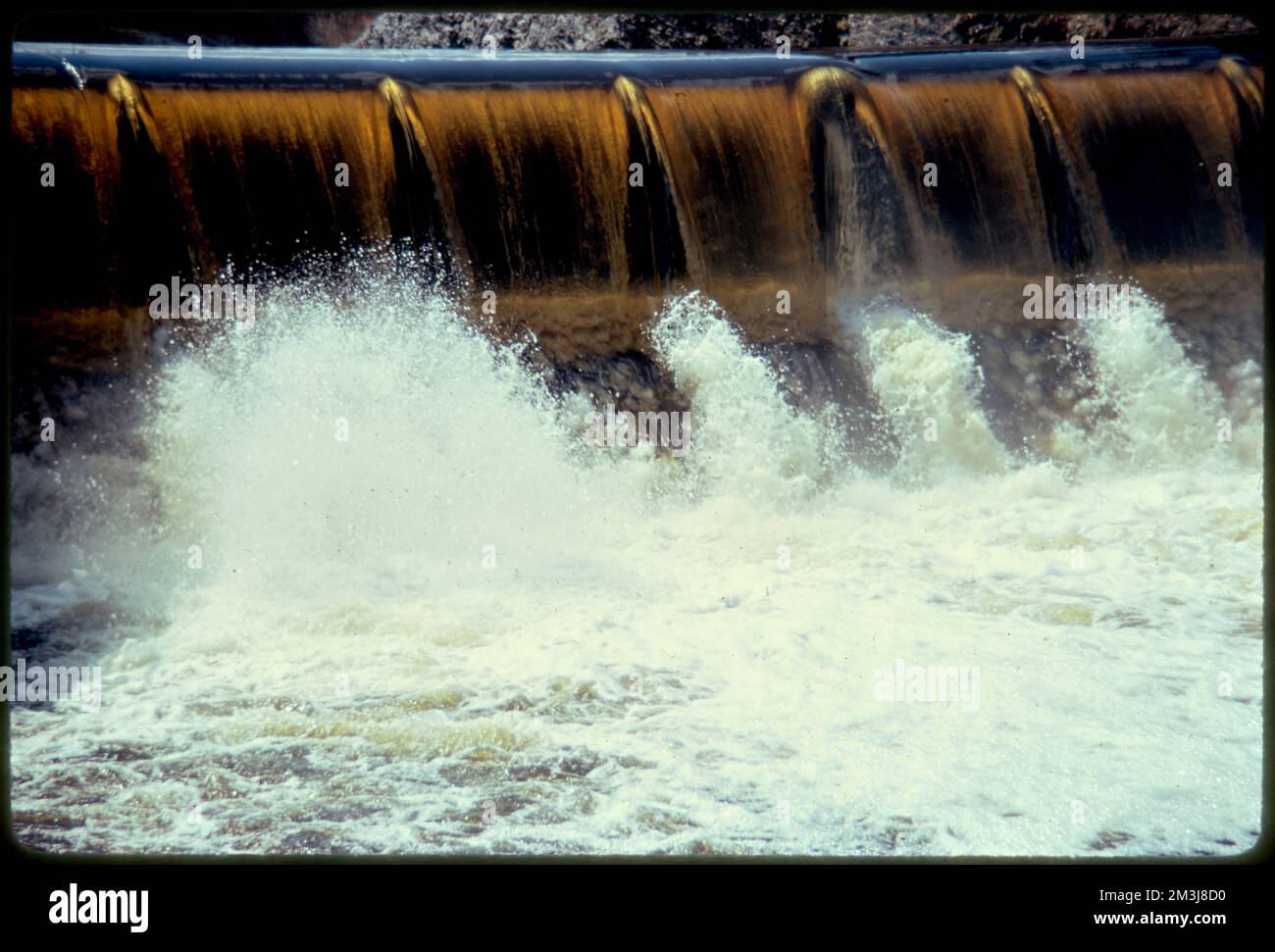 Newton Upper Falls at Silk Mill Dam , Rivers, Dams, Water pollution