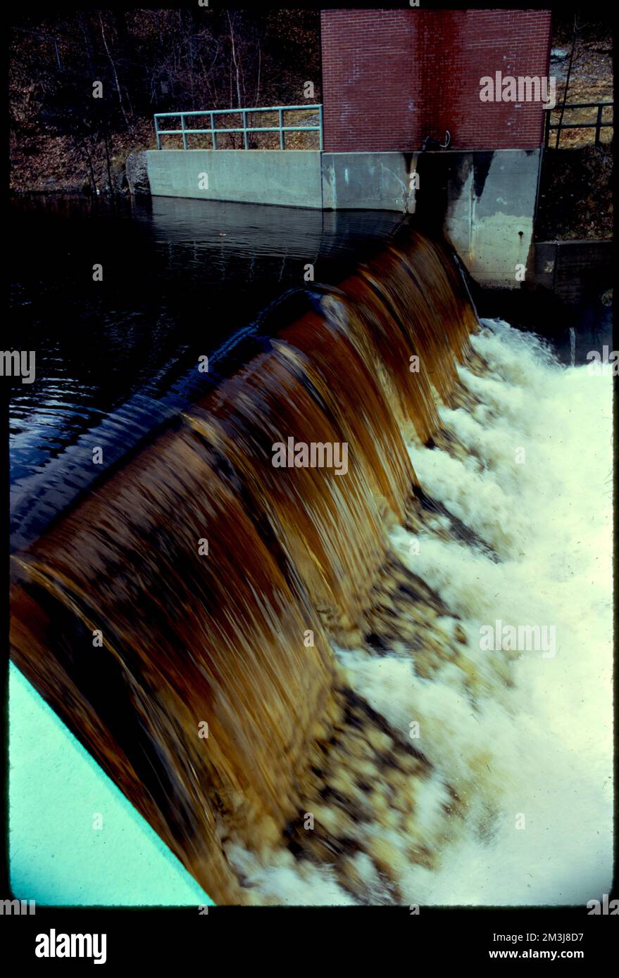 Newton Upper Falls at Silk Mill Dam , Rivers, Dams, Water pollution ...