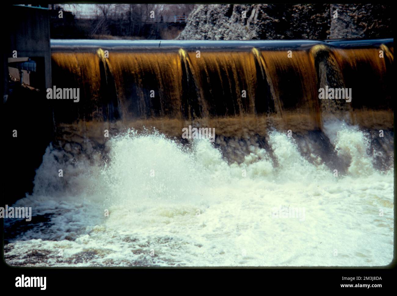 Newton Upper Falls at Silk Mill Dam , Rivers, Dams, Water pollution ...