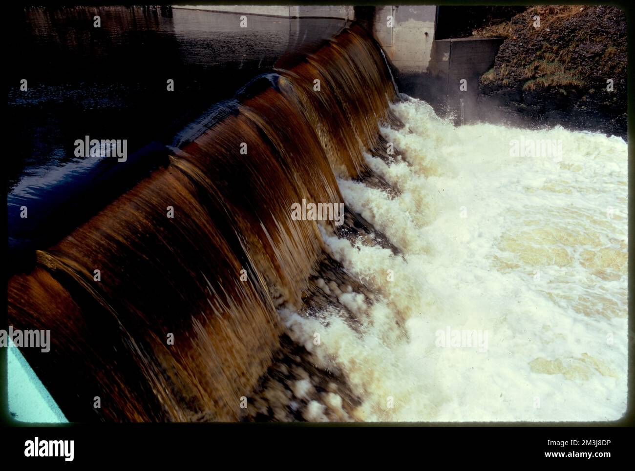 Newton Upper Falls at Silk Mill Dam , Rivers, Dams, Water pollution ...