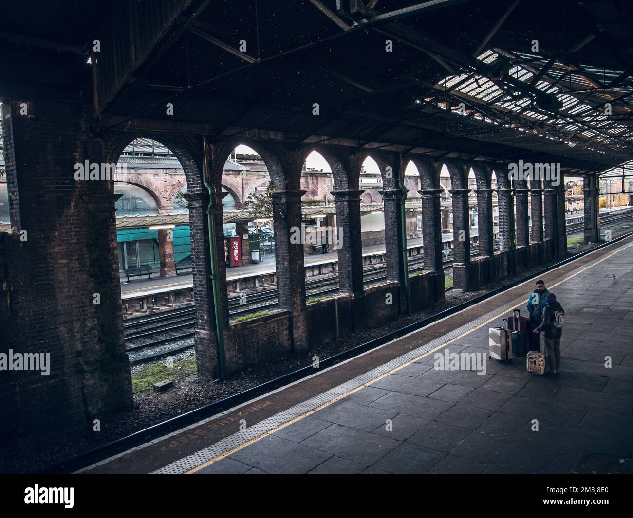 Chester Train Station Stock Photo Alamy