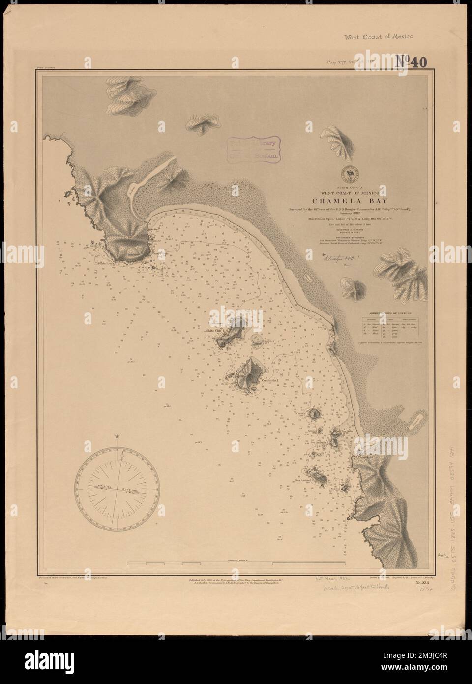 North America west coast of Mexico - North America West Coast Of Mexico Chamela Bay Nautical Charts Mexico Chamela Bay Chamela Bay Mexico Maps Norman B Leventhal Map Center Collection 2M3JC4R