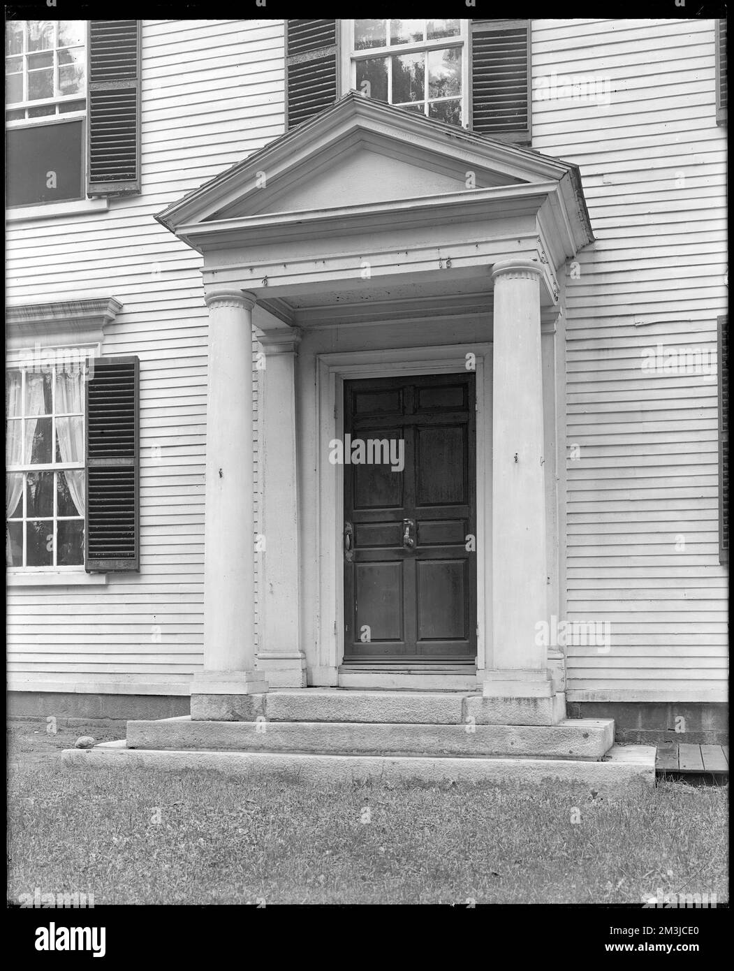 North Andover, Kittridge house, exterior detail, door , Houses, Doors