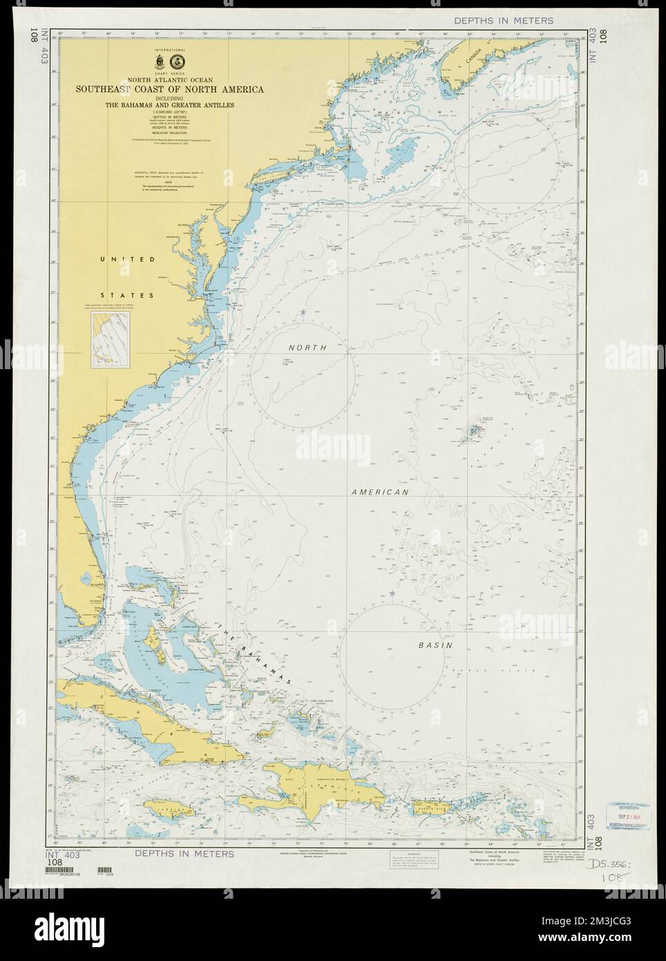 North Atlantic Ocean Southeast Coast Of North America Including The North Atlantic Ocean Southeast Coast Of North America Including The Bahamas And Greater Antilles Nautical Charts North Atlantic Ocean North Atlantic Ocean Navigation Atlantic Coast North America Maps North Atlantic Ocean Maps Norman B Leventhal Map Center Collection 2M3JCG3