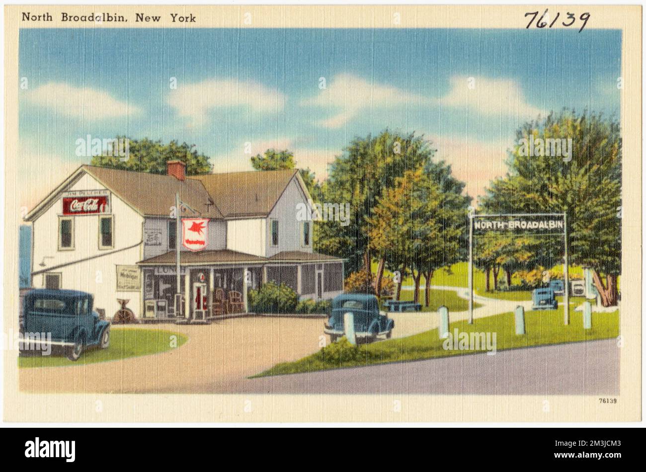 North Broadalbin, New York , Tichnor Brothers Collection, postcards of