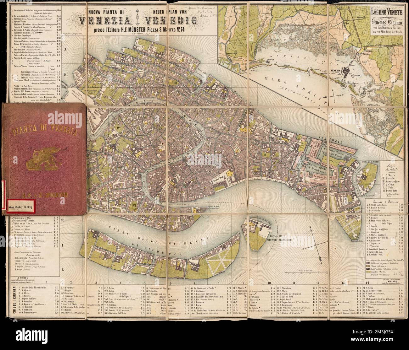 Nuova pianta di Venezia Neuer - Nuova Pianta Di Venezia Neuer Plan Von Venedig Venice Italy Maps Norman B Leventhal Map Center Collection 2M3JG5X 
