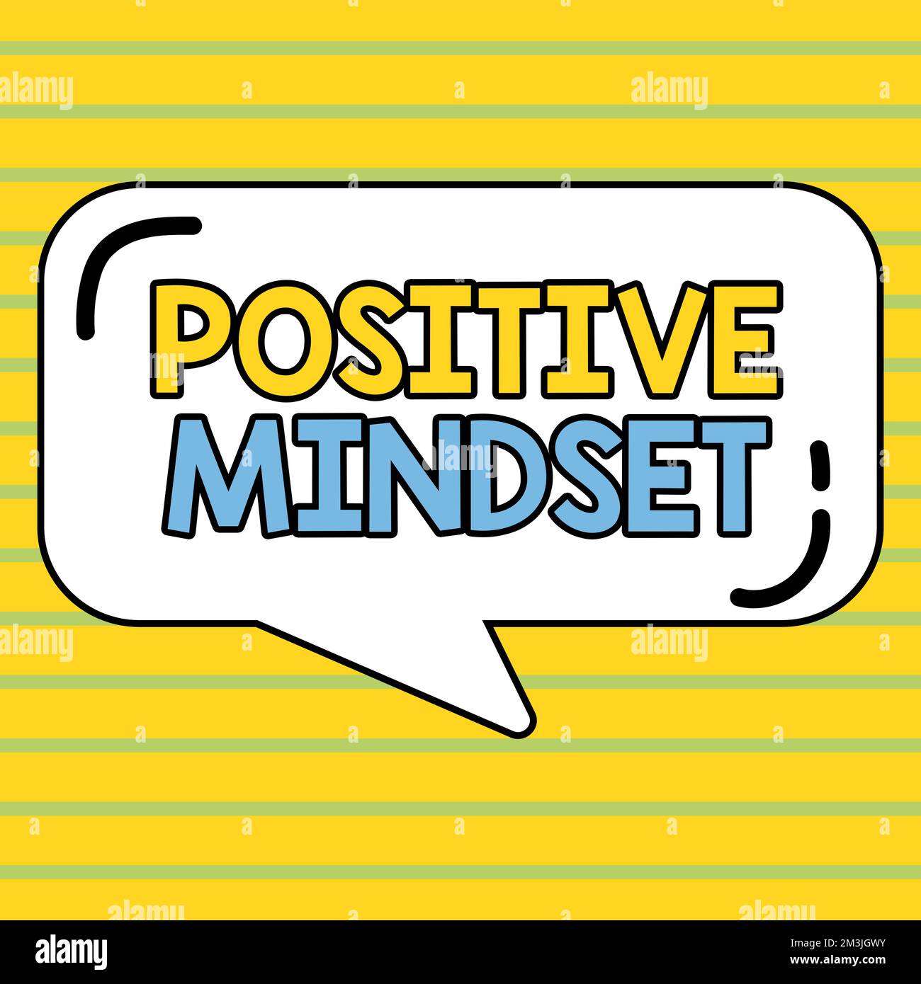 Hand writing sign Positive Mindset. Business idea mental and emotional ...