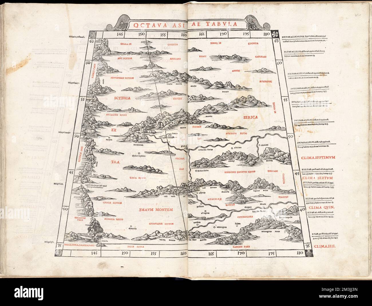 Octava Asiae tabula , Tajikistan, Maps, Early works to 1800, Kyrgyzstan ...