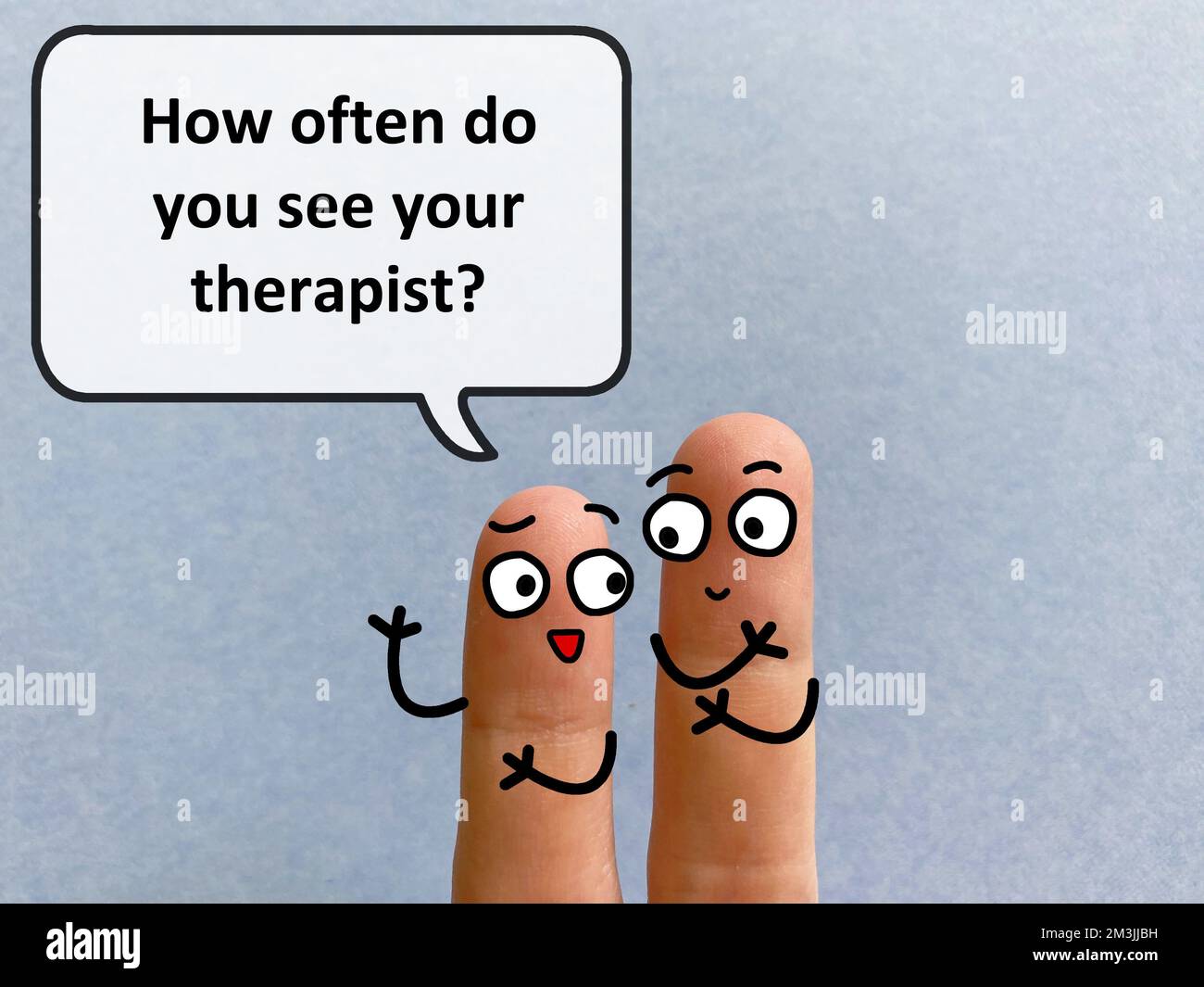 Person asking another person questions hi-res stock photography and ...