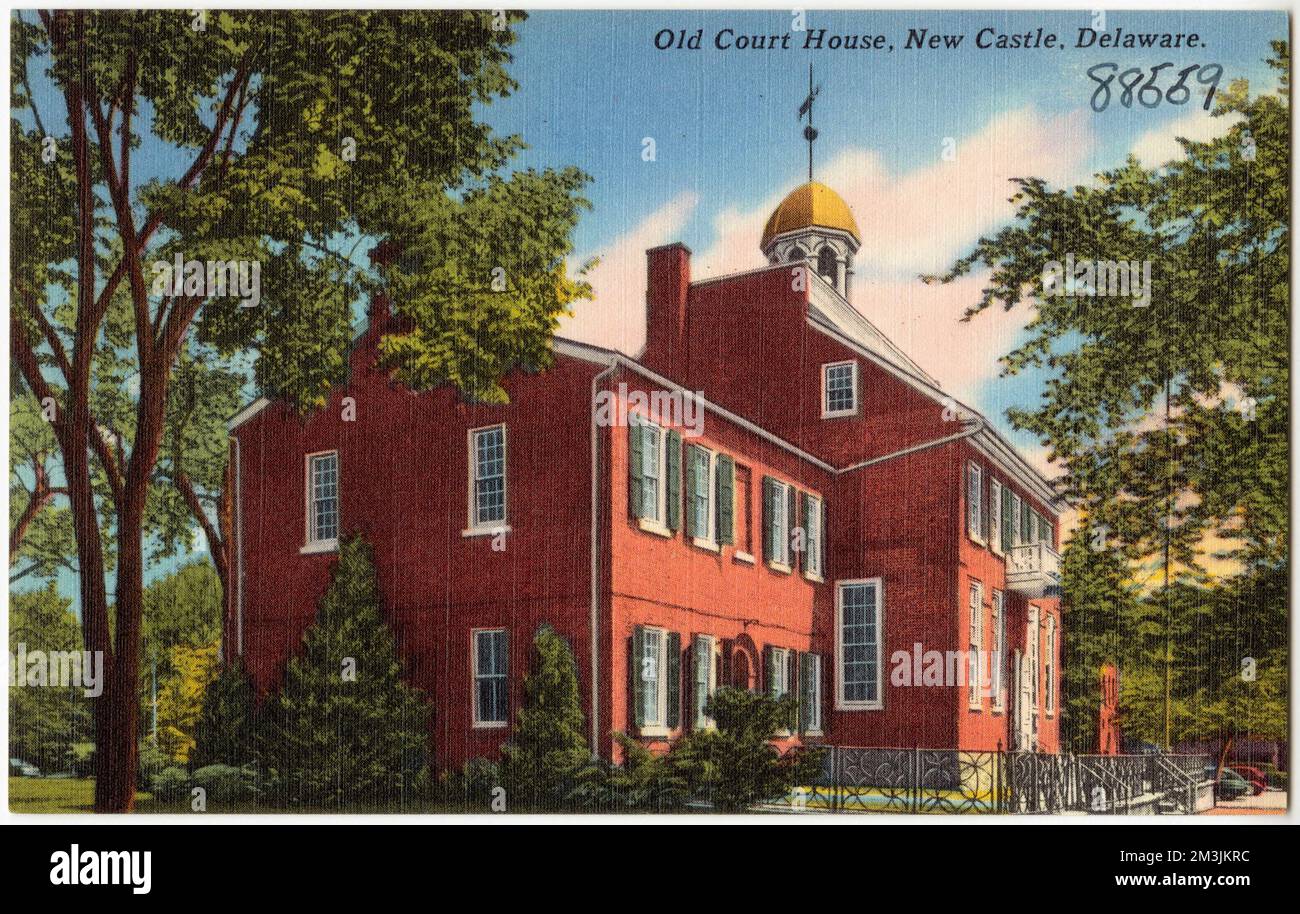 Old court house, New Castle, Delaware , Courthouses, Tichnor Brothers