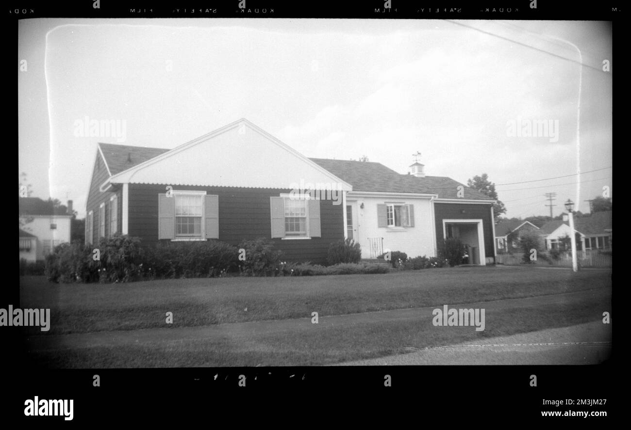 Old Farm Rd 21 , Houses. Needham Building Collection Stock Photo Alamy