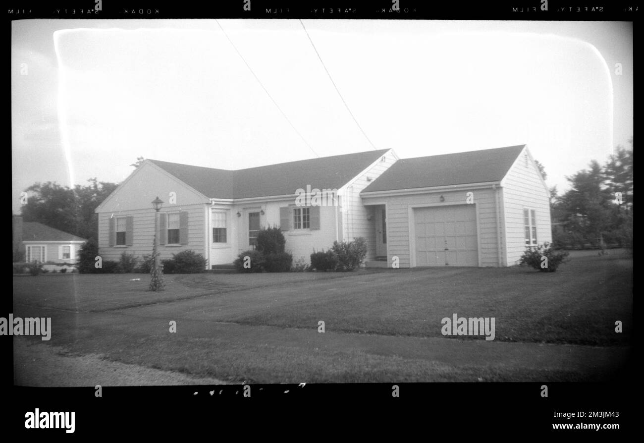 Old Farm Rd 28 , Houses. Needham Building Collection Stock Photo Alamy