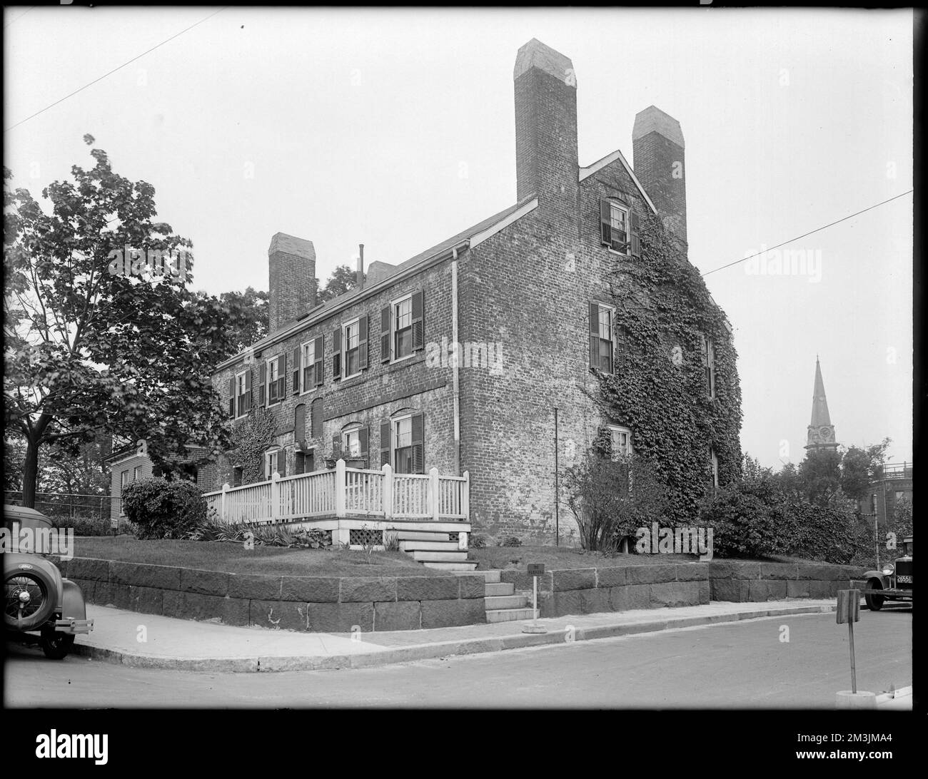 Old Garrison House at Bradlee Road and Brooks Lane, Medford Square, Medford, Mass. , Houses