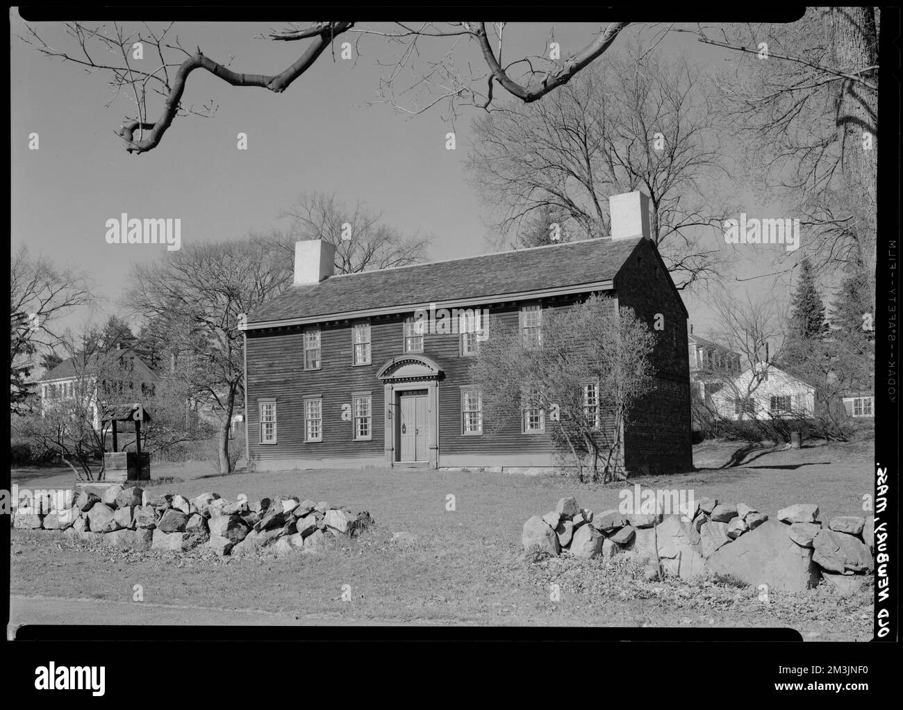 Old Newbury, Tristram Coffin House , Architecture, Dwellings, Stone