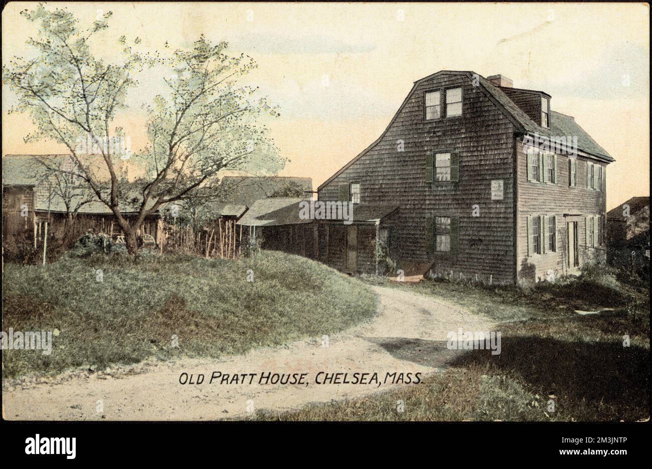 Old Pratt House, Chelsea, Mass. , Houses, Historic buildings. Chelsea