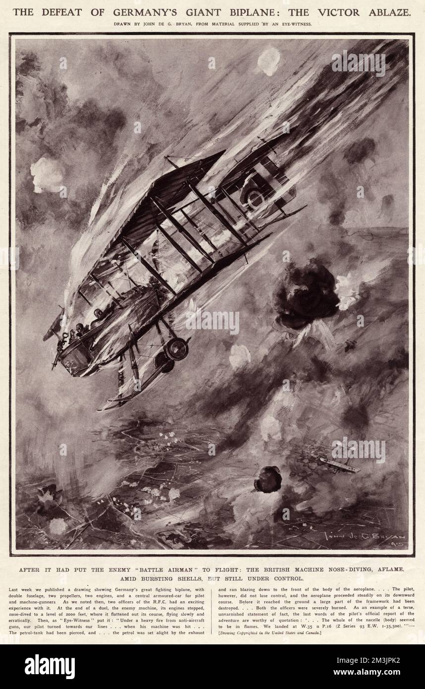 Biplane 1915 hi-res stock photography and images - Alamy