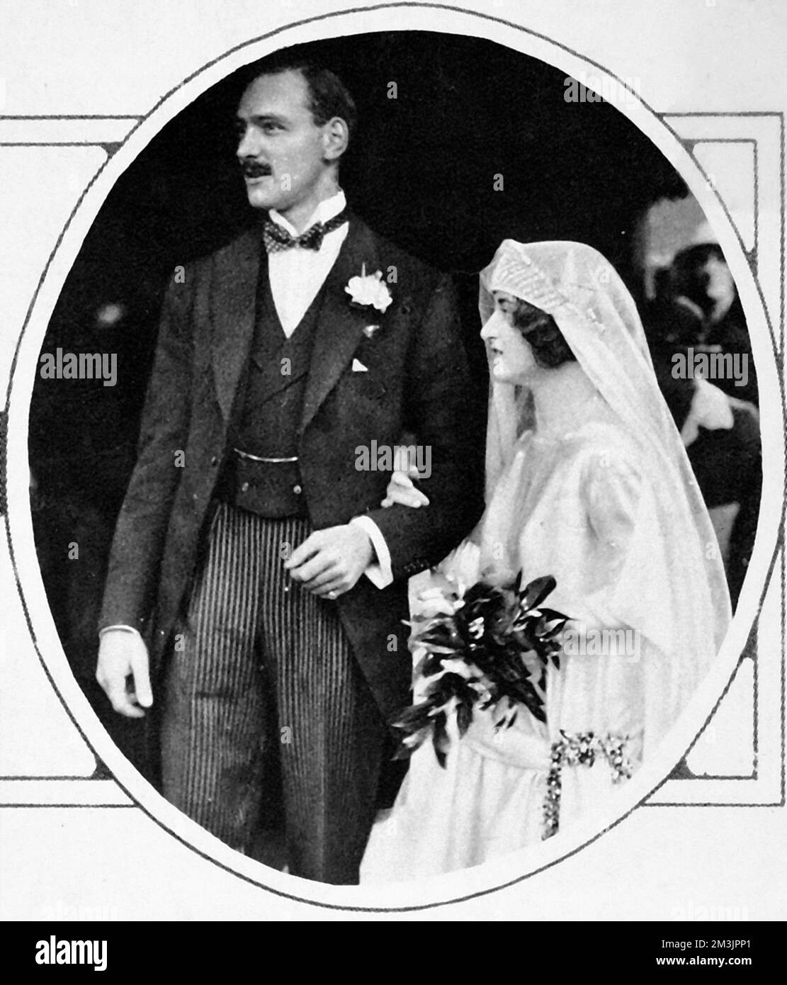 The marriage of Mr B. C Beauchamp and Lady Evelyn Herbert, took place