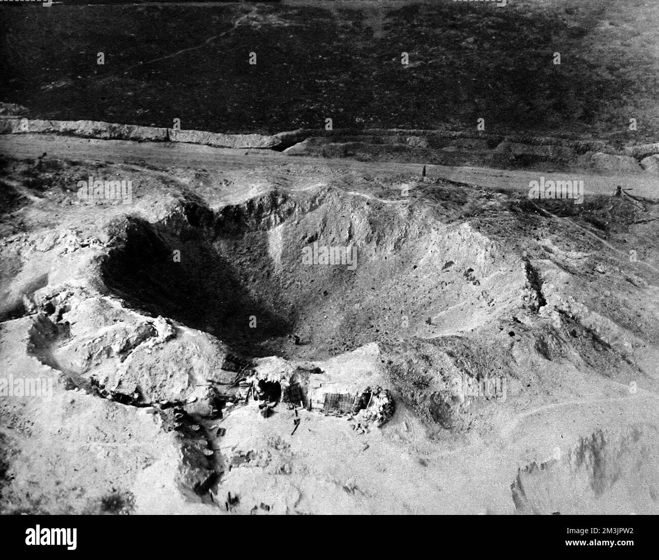 Explosion of a mine Black and White Stock Photos & Images - Alamy