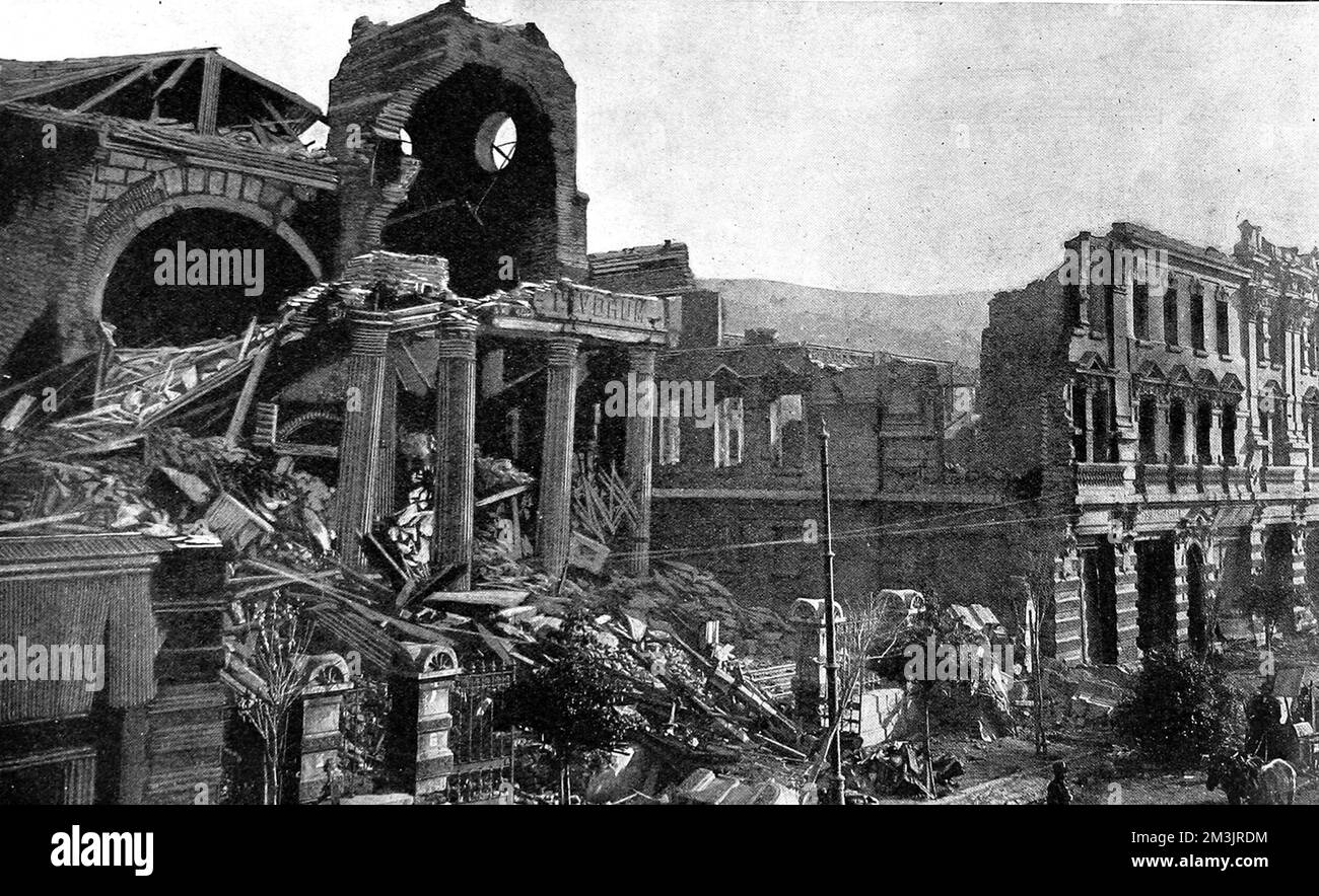 1906 earthquake chile Black and White Stock Photos & Images Alamy