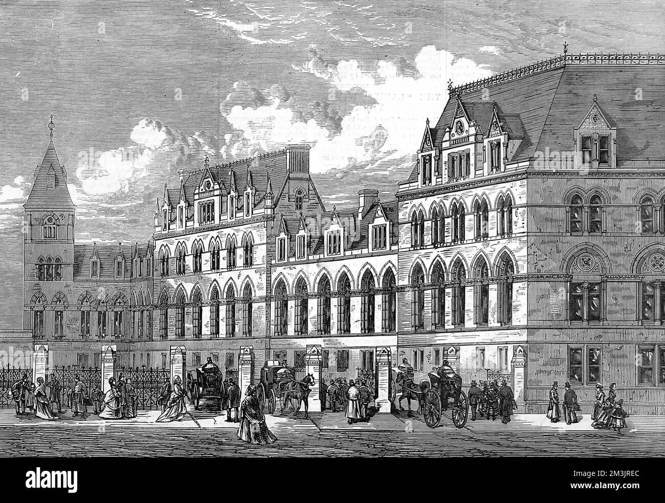 The new terminus station of the Great Eastern Railway, Liverpool Street