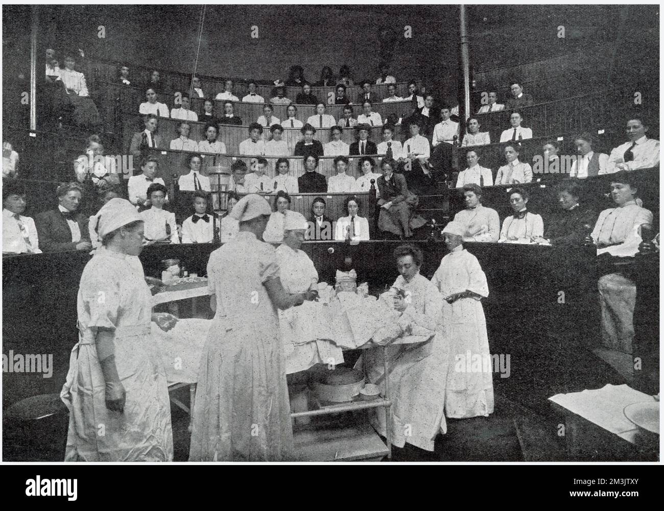 The Women's Medical College of Pennsylvania, a unique college founded by a private enterprise and directed by a committee of female doctors. Students travelled from all over the world, for a strictly women only medical education. Stock Photo