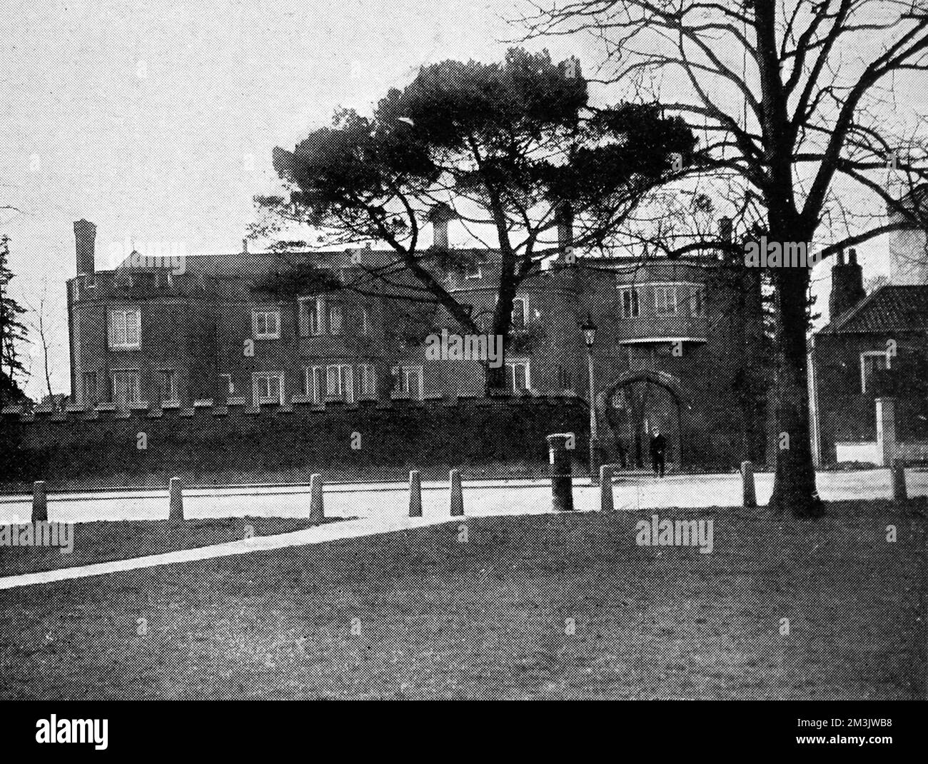 The Gatehouse of the 'Old Palace' at Richmond. This palace was used by