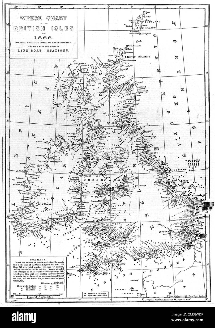 British isles map Black and White Stock Photos & Images - Alamy