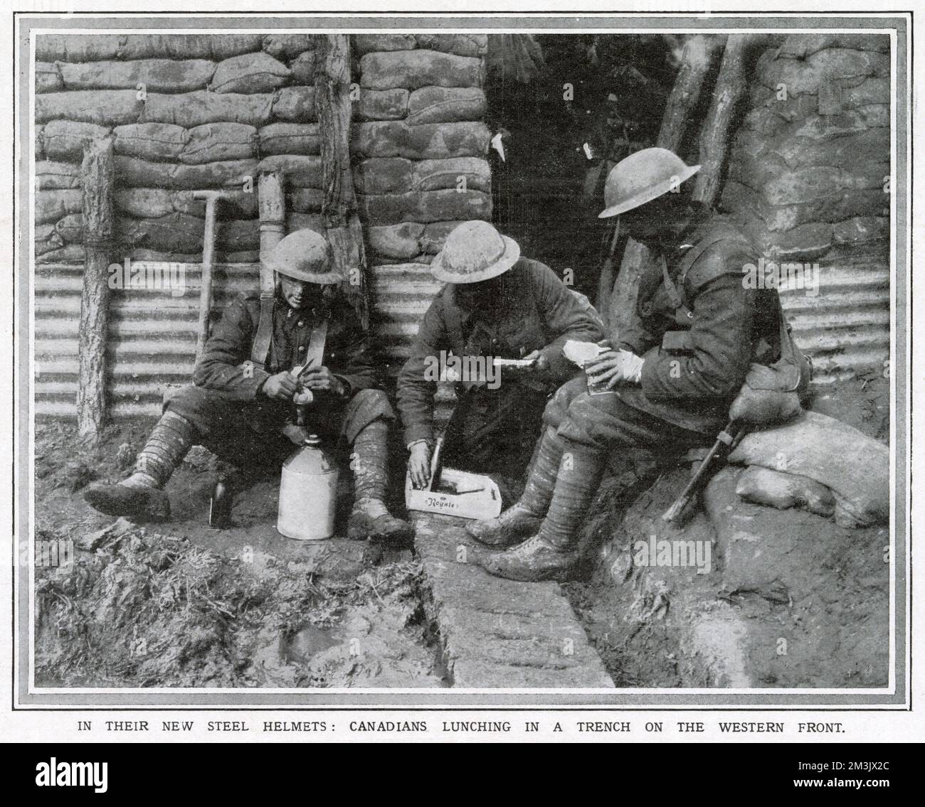 canadian soldiers ww1