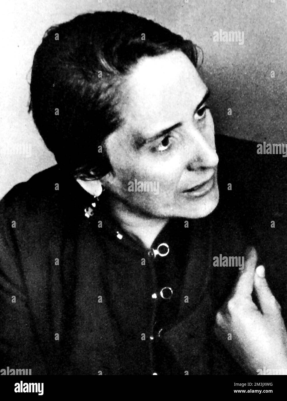 Photographic portrait of Dolores Ibarruri, the Spanish politician and