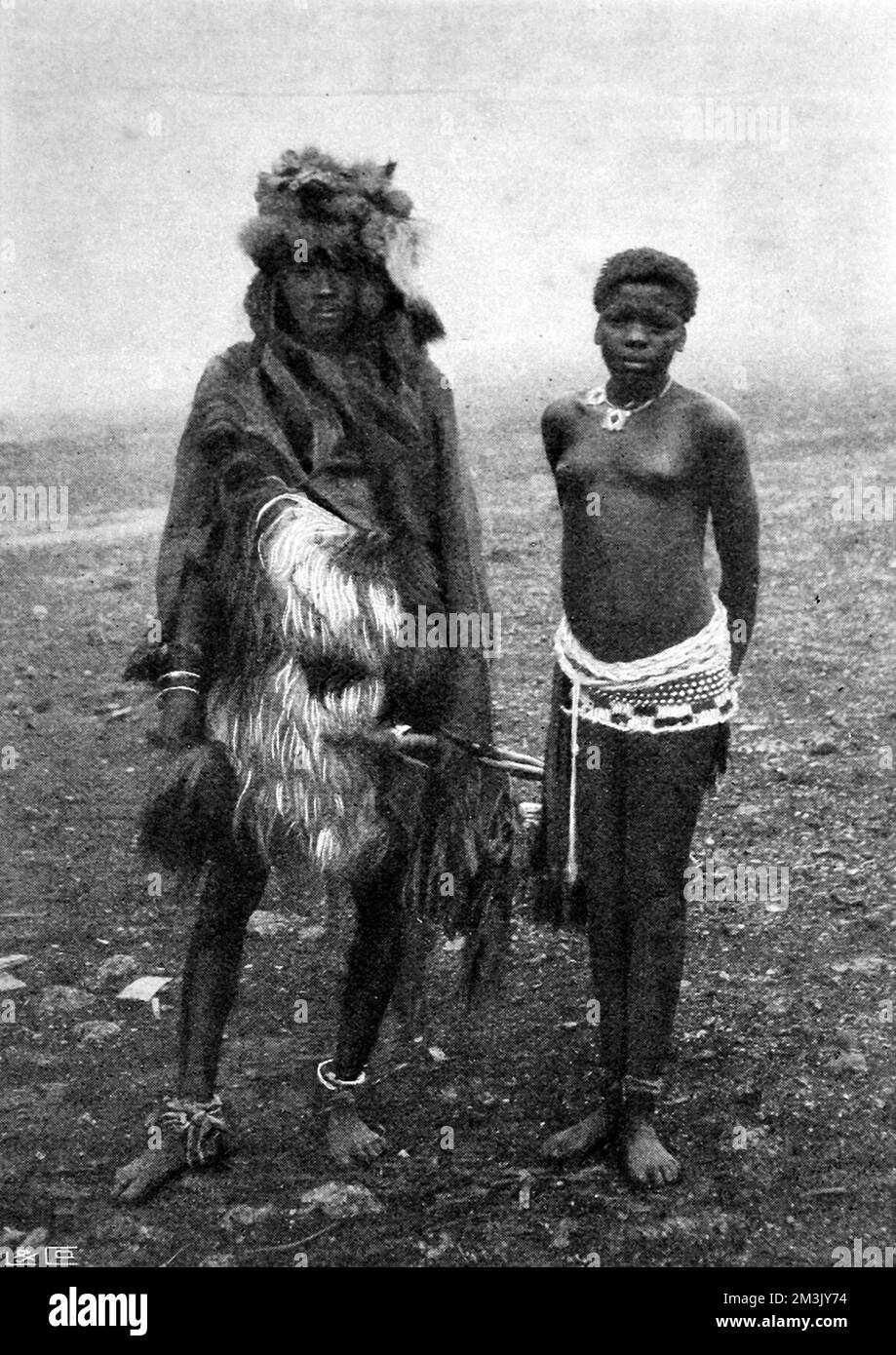 The Witch Doctor pictured is from the Mashlangan tribe, inhabiting the