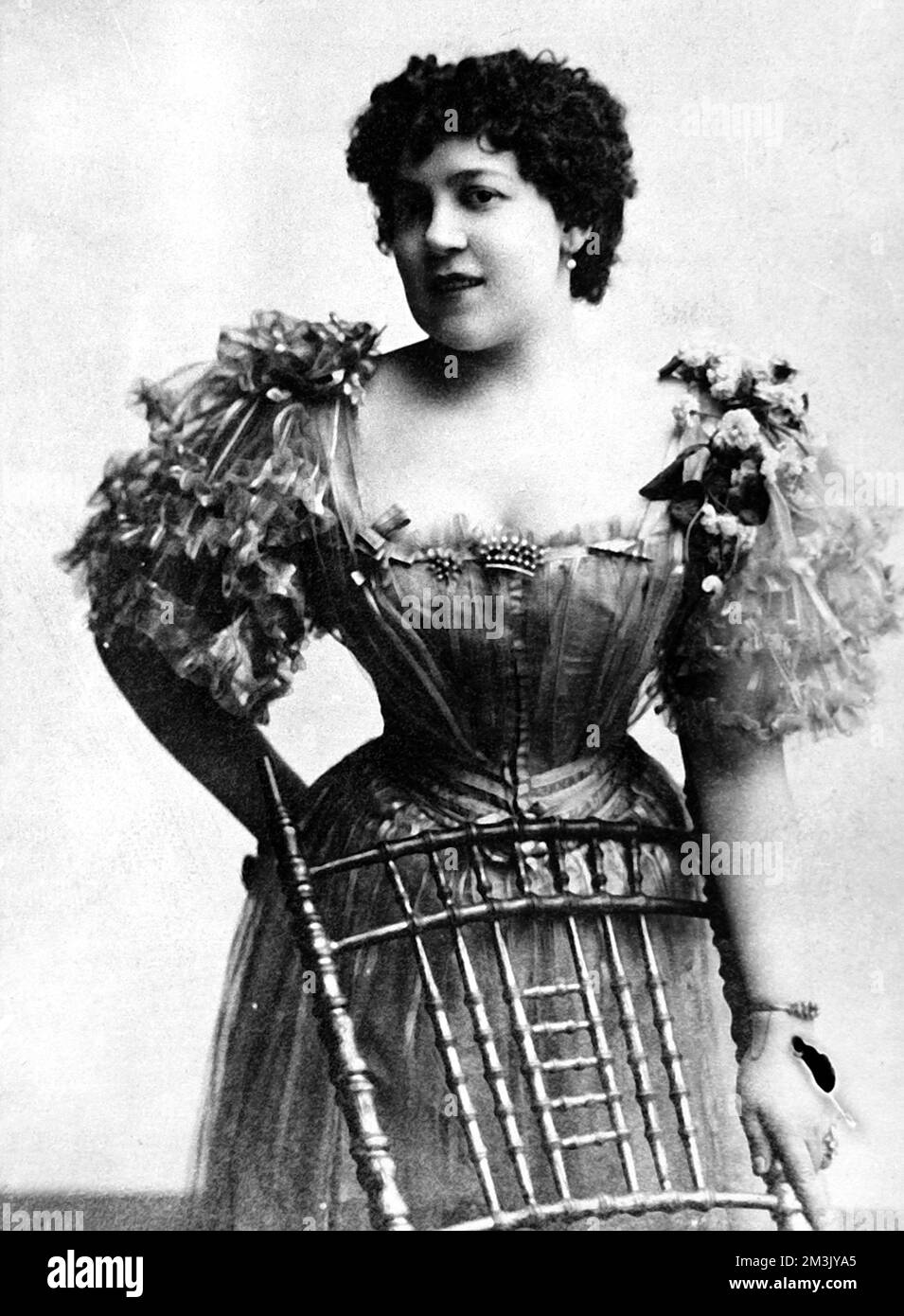 Belle Elmore, murdered wife of Dr Crippen.    Dr Crippen, an American citizen, lived at 39 Hilldrop Cresent, Camden, London. He was accused of murdering his wife when she disappeared under suspicious circumstances. Crippen had told friends that his wife, Belle Elmore had died due to illness,  but when first questioned by police he told them she had eloped with a lover.      The police returned to Hilldrop Cresent to question Crippen a second time only to discover that he and his mistress, Miss Le Neve had disappeared. Detectives searched around the house and uncovered a headless body in the ce Stock Photo