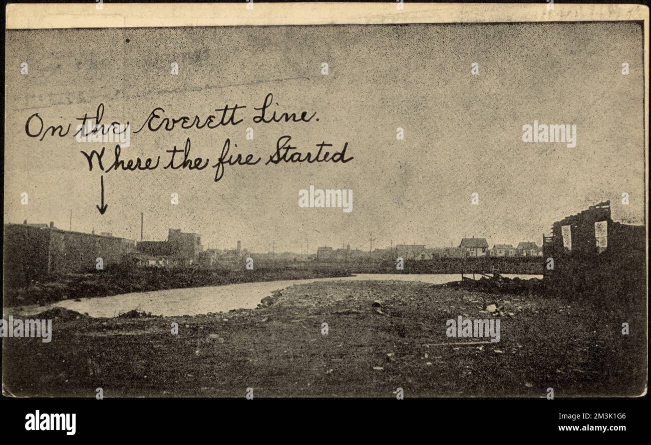On the Everett line where the fire started , Fires, Ruins, Cities ...