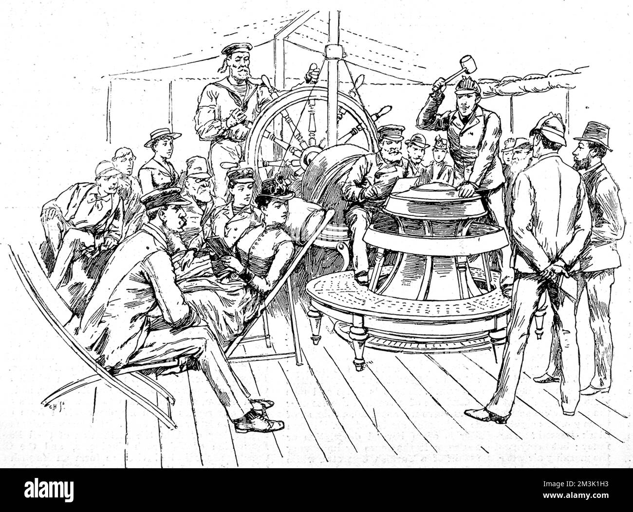 engraving-showing-passengers-on-a-trans-atlantic-steamship-gathered