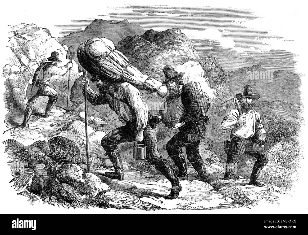 The gold rush Cut Out Stock Images & Pictures Alamy