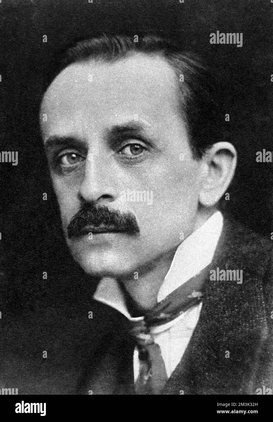 Sir James Matthew Barrie (1860 - 1937), Scottish novelist and dramatist.     Date: 1924 Stock Photo