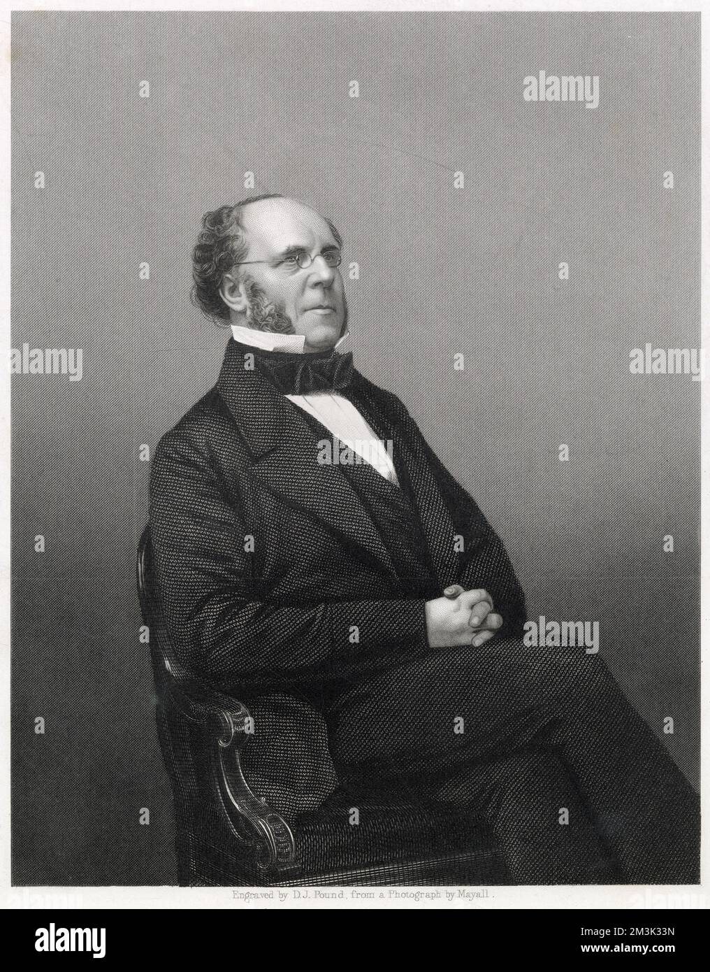 Edward Baines (1774 - 1848), English newspaper proprietor and politician. Stock Photo
