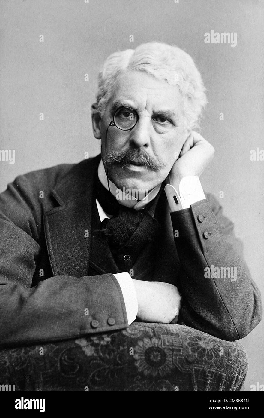 Sir Squire Bancroft 1841 1926 English Actor manager Pictured At The Beginning Of The 20th 