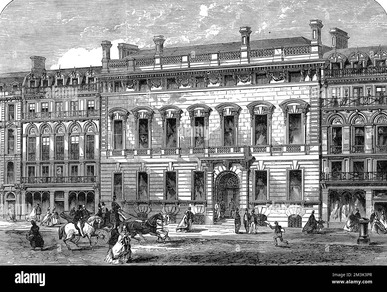 The exterior of the Garrick Club's premises in King Street, Covent